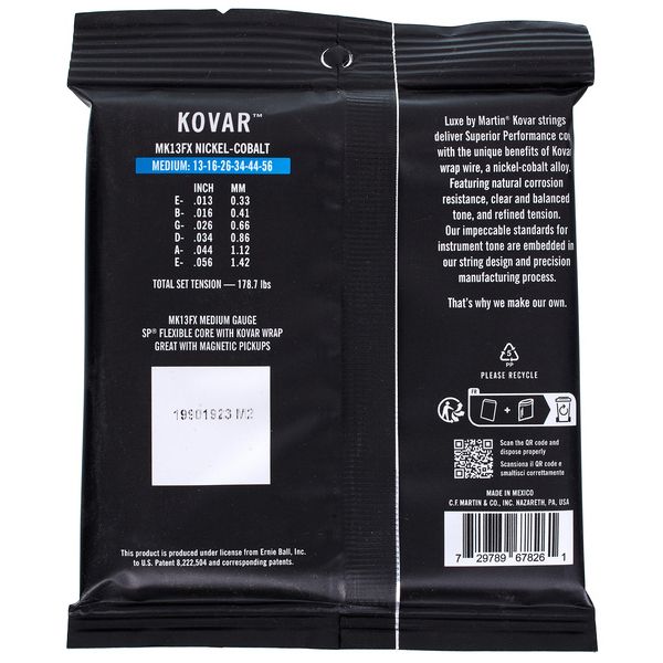 Martin Guitar Kovar MK13FX Flexcore medium