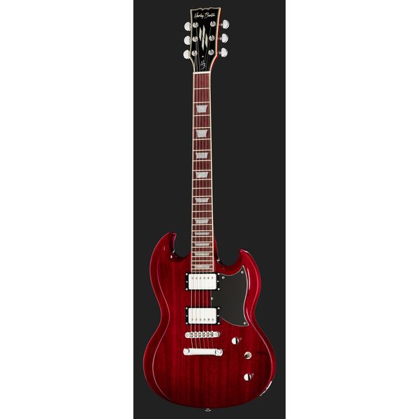 Harley Benton DC-Custom II Cherry Bundle