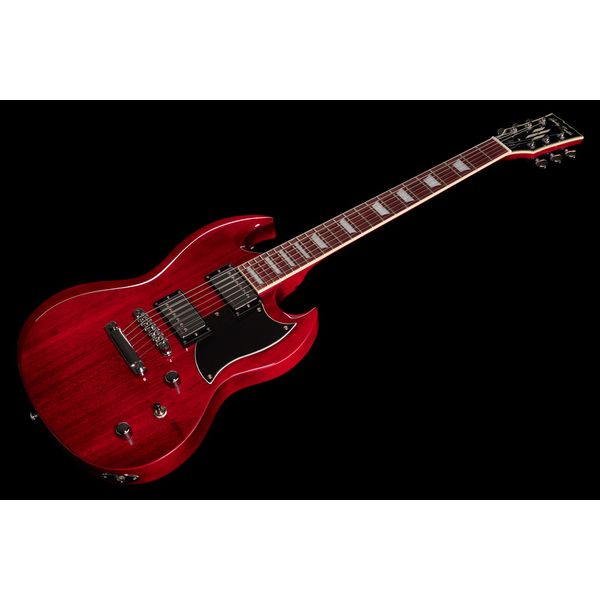 Harley Benton DC-Custom II Cherry Bundle