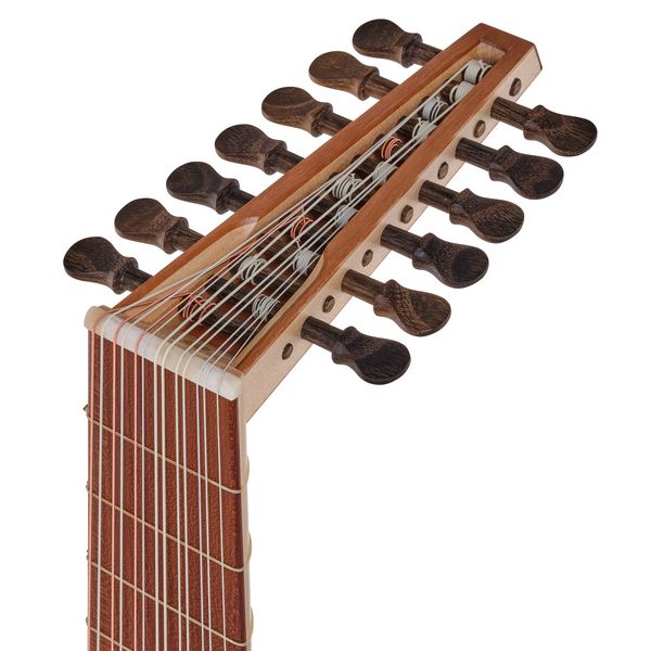 Luth-harpe Roos Ebeck 22 Cordes - Modèle C De C - Instrument à Cordes Folklorique