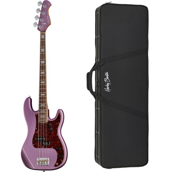 Harley Benton MV-4P Burgundy Mist Bundle