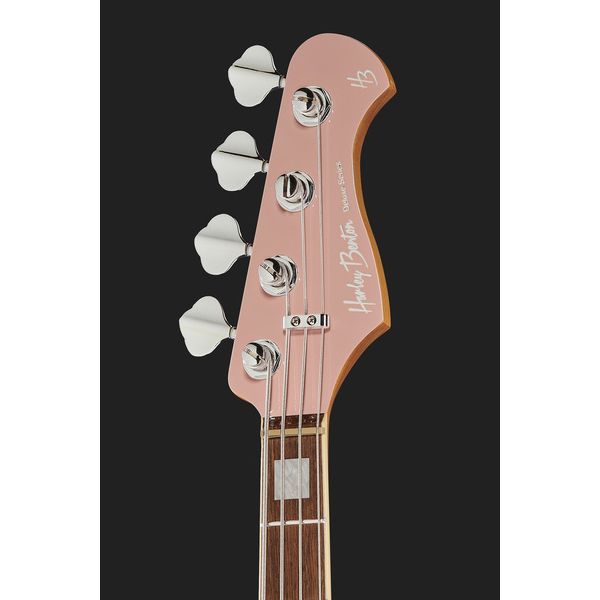 Harley Benton MV-4PJ Shell Pink Bundle