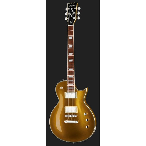 Harley Benton SC-Custom III Gold Top Bundle