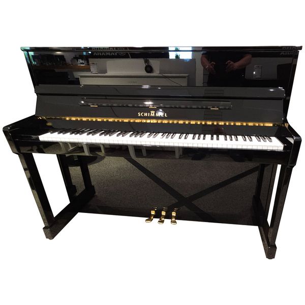 Schimmel Piano used black