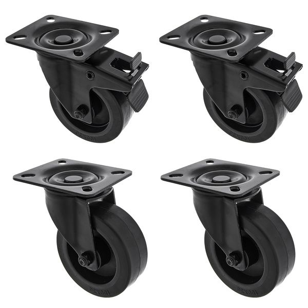 Roadworx Black Wheel 100mm Bundle