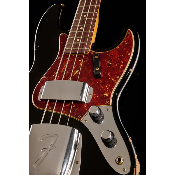 Fender 64 J-Bass BLK Relic