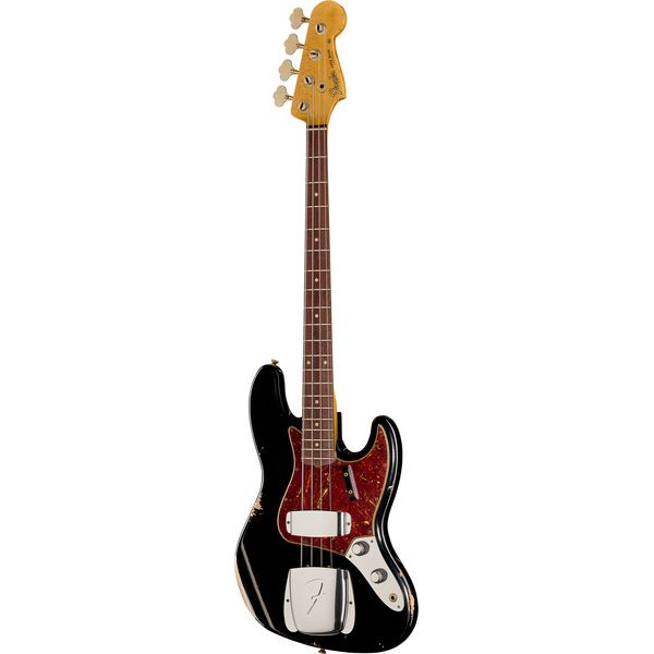 Fender 64 J-Bass BLK Relic