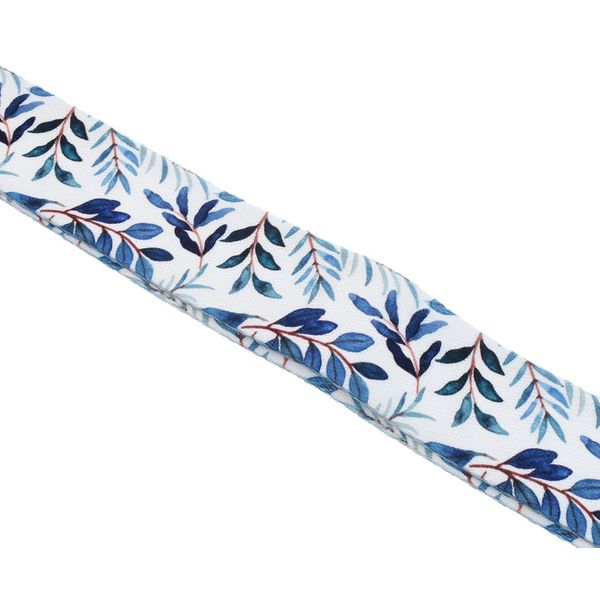 Cascha Ukulele Strap Blue Twigs Veg