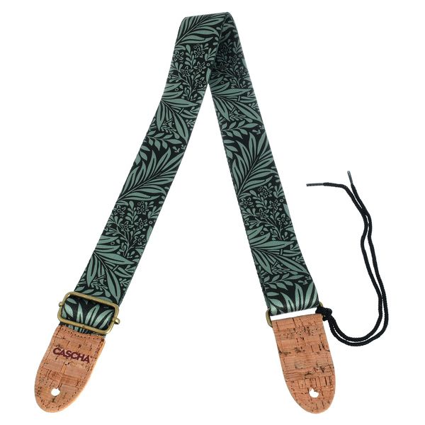 Cascha Ukulele Strap Olive Jungle Veg