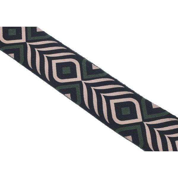 Cascha Ukulele Strap GR Chevron Veg