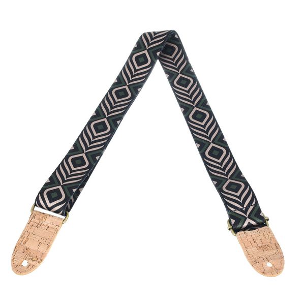 Cascha Ukulele Strap GR Chevron Veg