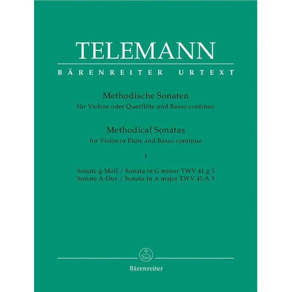 Bärenreiter Telemann Methodische Sonaten