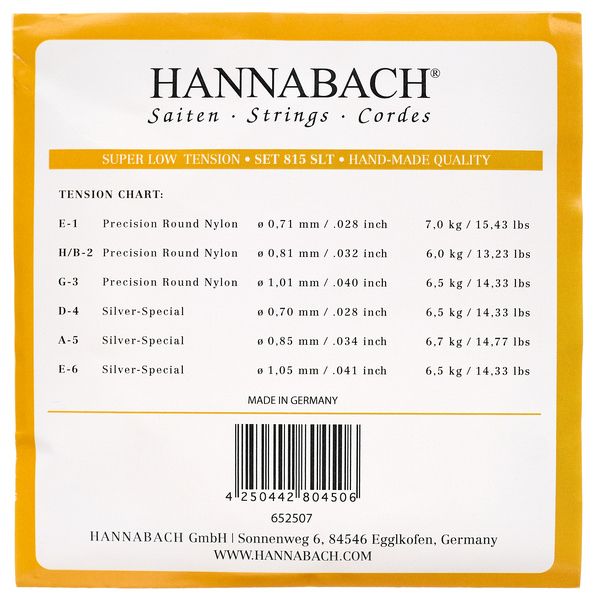 Hannabach 815SLT Silver Special