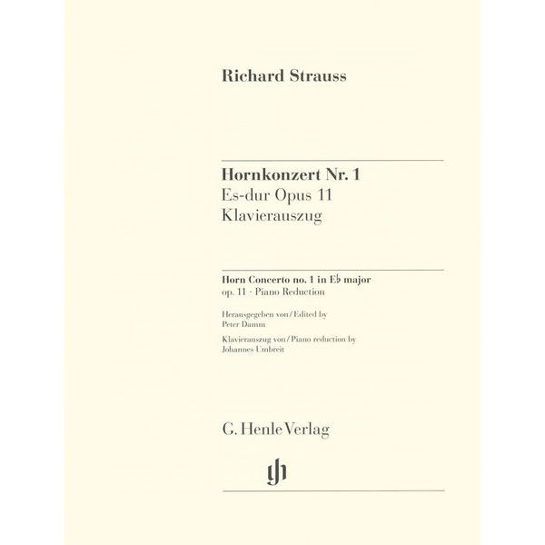 Henle Verlag Strauss Hornkonzert Nr.1