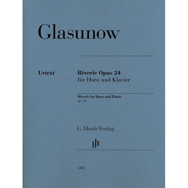 Henle Verlag Glasunow Reverie Horn