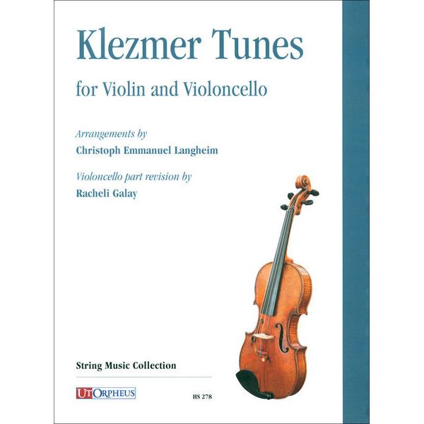 UT Orpheus Edizioni Klezmer Tunes Violin Cello