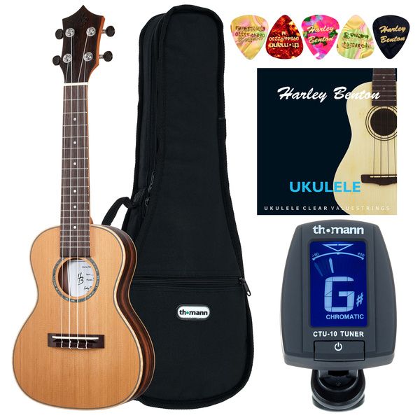 Harley Benton Hawaii Cedar Concert Uk Bundle