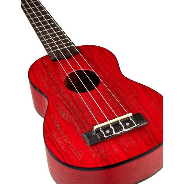 Harley Benton UK-12 Stain Ash Red Bundle