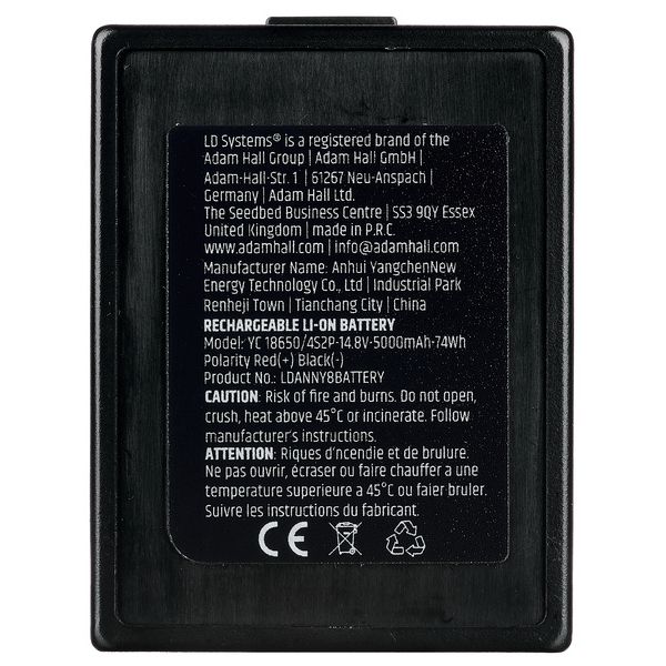 LD Systems ANNY 8 Battery