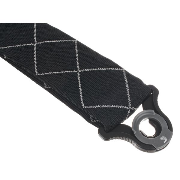 Daddario Auto Lock Strap Diamond Pad BK