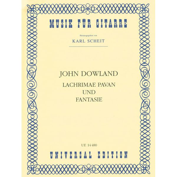 Universal Edition Dowland Lachrimae Pavan