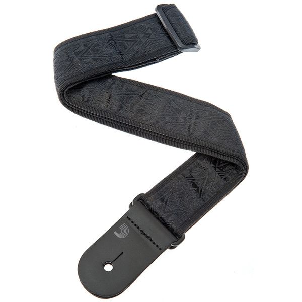 Daddario Guitar Strap 50B01 Black Satin