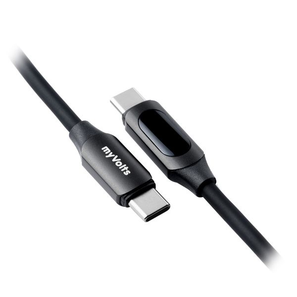 myVolts Step Up USB-C PD Cable Black