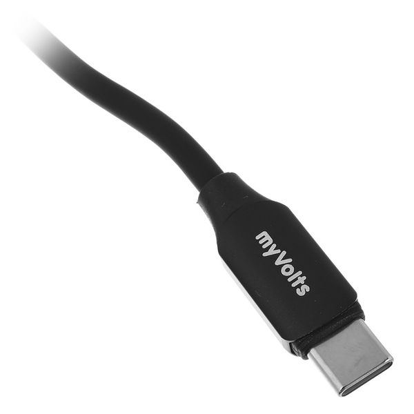 myVolts Step Up USB-C PD Cable Black