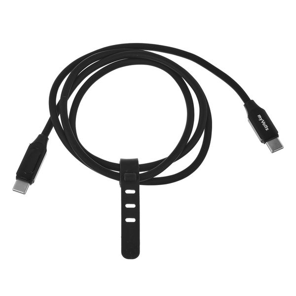 myVolts Step Up USB-C PD Cable Black