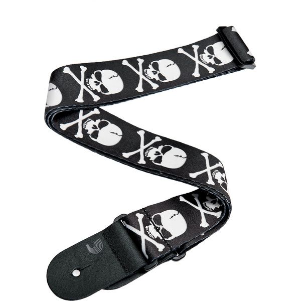 Daddario Guitar Strap 50H01 Skull