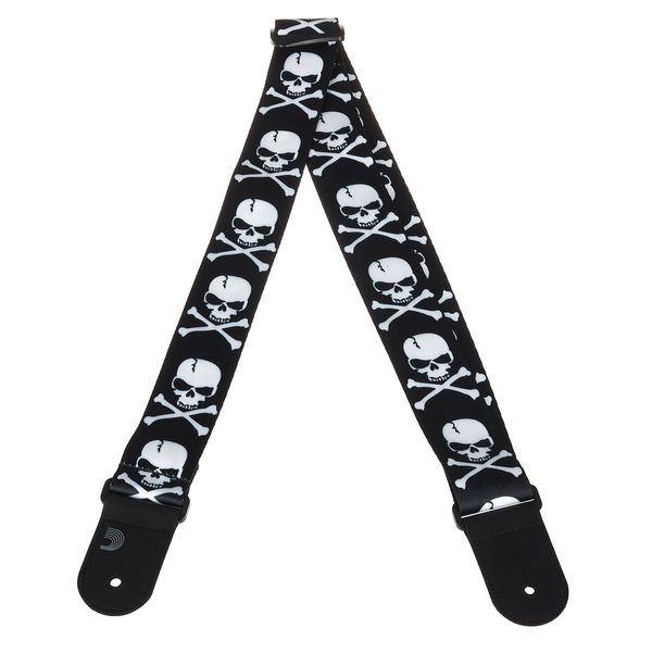 Daddario Guitar Strap 50H01 Skull