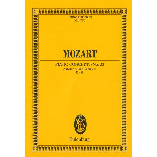 Edition Eulenburg Mozart Concert Nr. 23 A-Dur