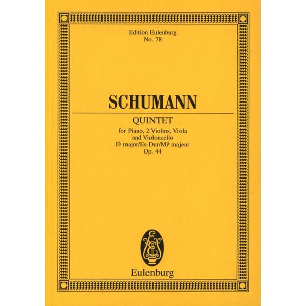 Edition Eulenburg Schumann Klavierquintett