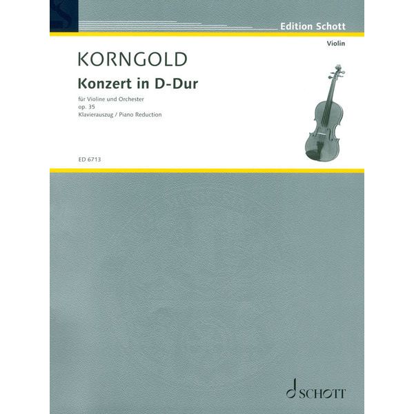 Schott Korngold Concert D-Dur op. 35