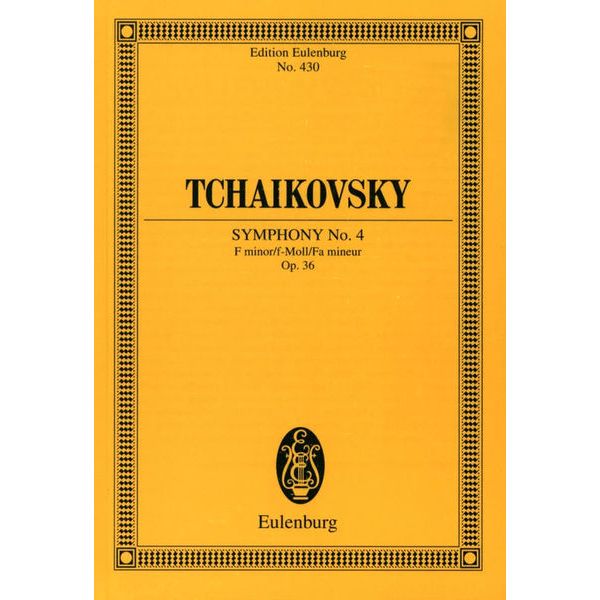 Edition Eulenburg Tschaikowsky Sinfonie Nr. 4