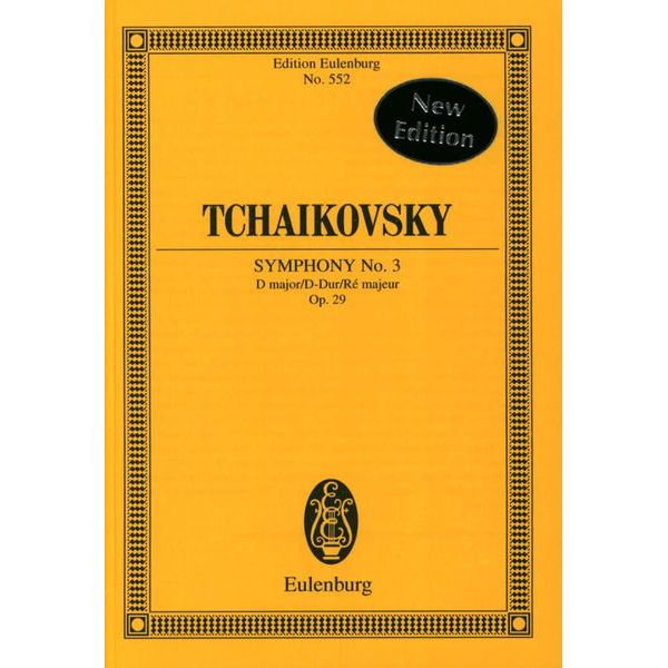 Edition Eulenburg Tschaikowsky Sinfonie Nr. 3