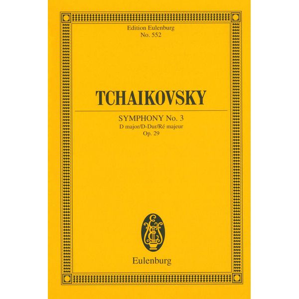 Edition Eulenburg Tschaikowsky Sinfonie Nr. 3