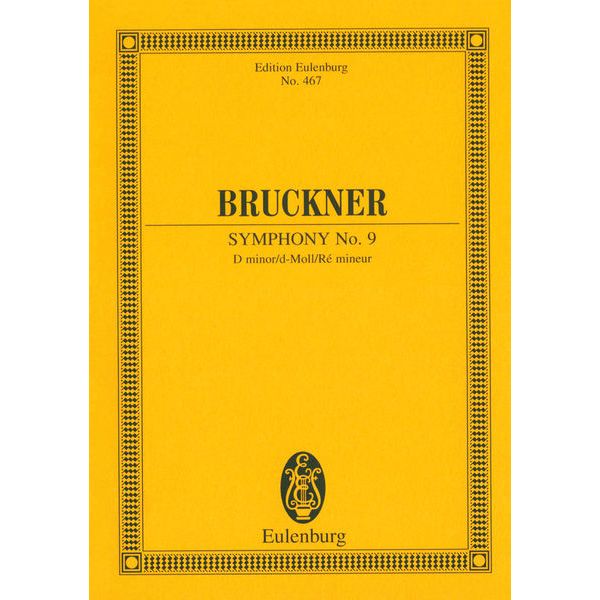 Edition Eulenburg Bruckner Sinfonie Nr. 9 d-moll