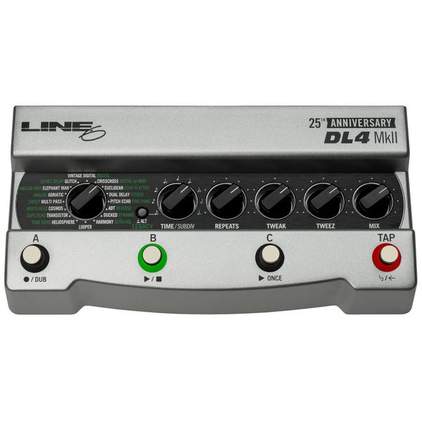 Line6 25th Anni. DL4 MkII Silver LTD