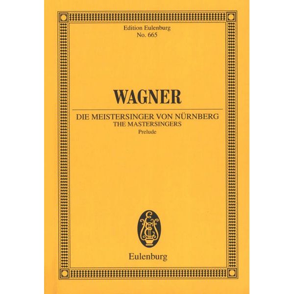 Edition Eulenburg Wagner Die Meistersinger