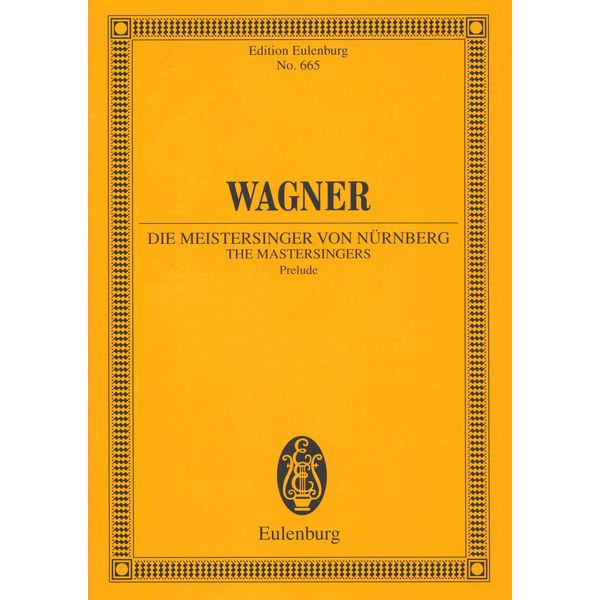 Edition Eulenburg Wagner Die Meistersinger