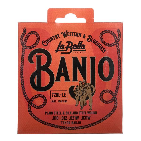 La Bella Tenor Banjo Silk & Steel Light