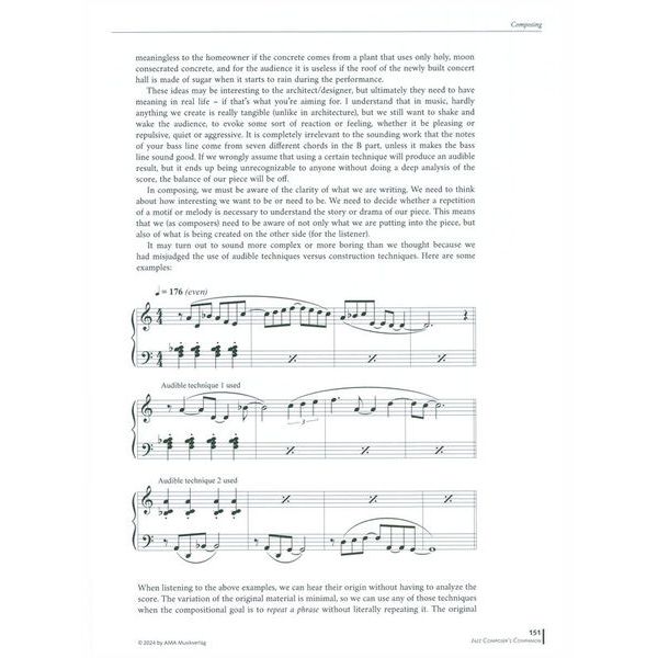 AMA Verlag Jazz Composer's Companion