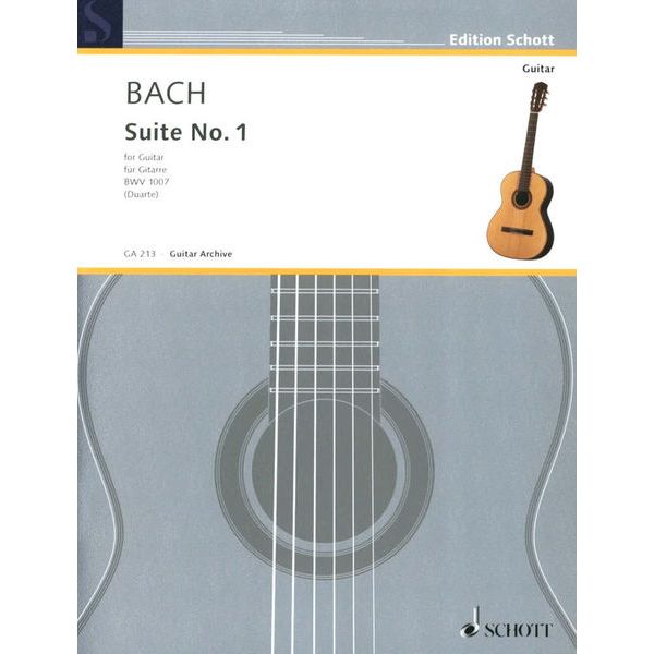 Schott Bach Suite Nr. 1 Gitarre