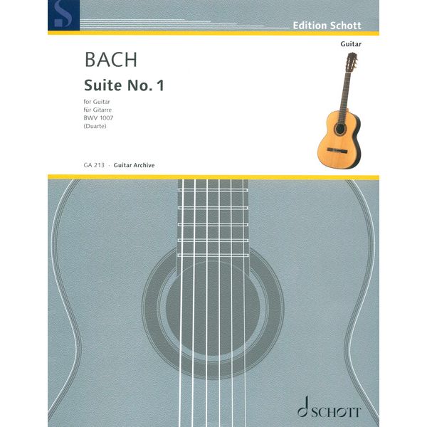 Schott Bach Suite Nr. 1 Gitarre