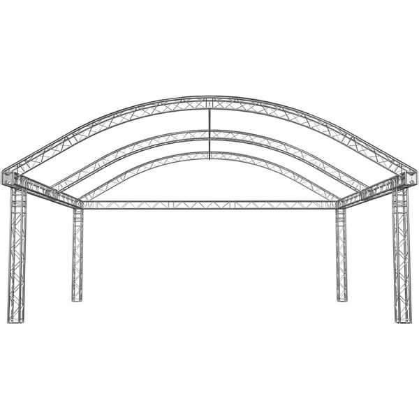 Global Truss Round Arch Stage 8x6m