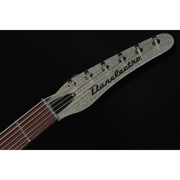 Danelectro 56 Baritone Silver Metal Flake