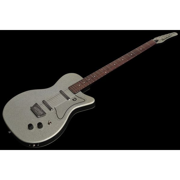 Danelectro 56 Baritone Silver Metal Flake