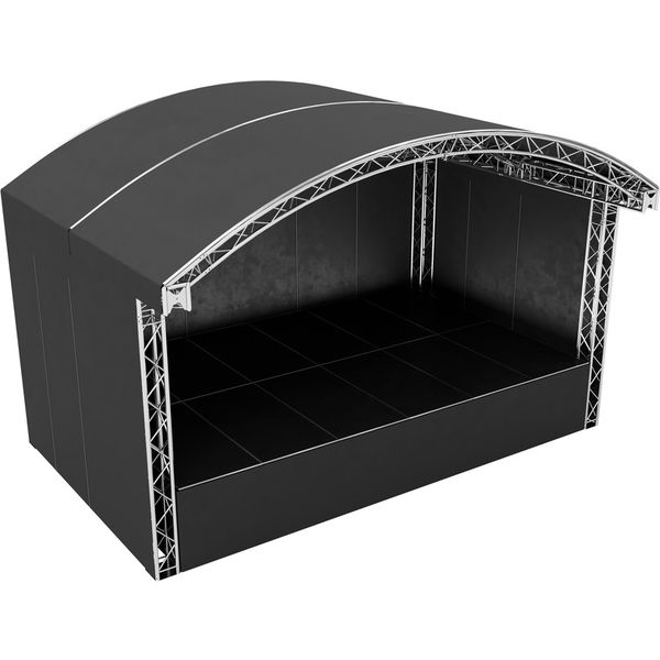 Global Truss Round Arch Stage 6x4m