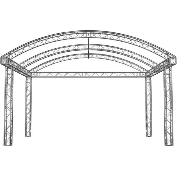 Global Truss Round Arch Stage 6x4m